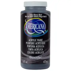 Americana&reg; Acrylic Paint, 16oz. Lamp Black