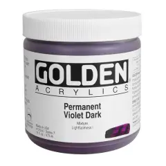 Golden&reg; Heavy Body Acrylic Paint, 16oz. Permanent Violet Dark