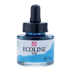 Ecoline&reg; Liquid Watercolour, 30ml Jar Sky Blue Cyan