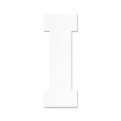 13" White MDF Uppercase Letter by Make Market&reg; I