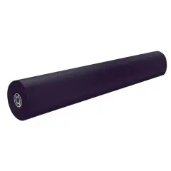Rainbow&reg; Duo-Finish&reg; 36" x 1000ft Colored Kraft Paper Roll Black