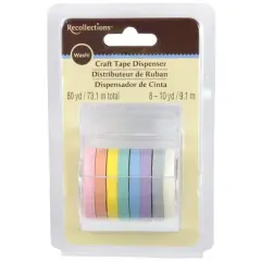 Pastels Washi Craft Tape Dispenser by Recollections&trade;