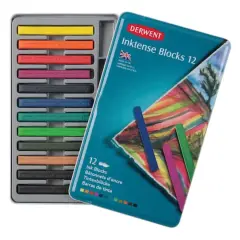 Derwent&reg; Inktense Block 12 Color Tin Set