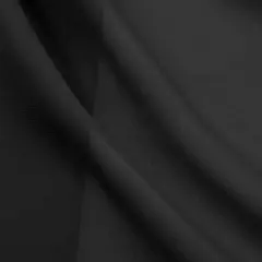 Black Poly Georgette