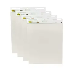 Post-it&reg; Self-Stick Unlined Easel Pads, White
