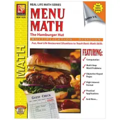 Menu Math: The Hamburger Hut Book, Multiplication & Division, Grade Level 3-6