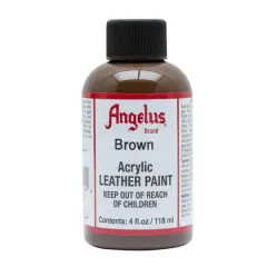 Angelus&reg; Acrylic Leather Paint, 4oz. Brown