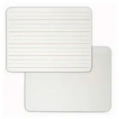 Lined & Plain Dry Erase Boards, 6 Count
