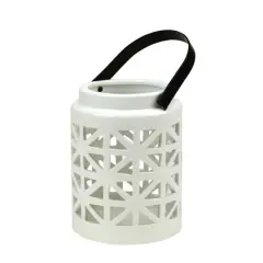 Seaside Treasures Ceramic Cutwork Candle Holder Lantern