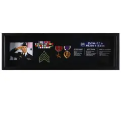 Black Shadow Box Base For Memorial Flag Case by Studio D&eacute;cor&reg;