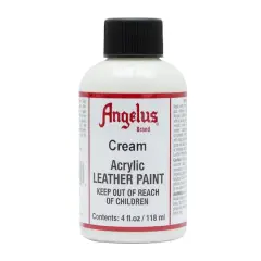 Angelus&reg; Acrylic Leather Paint, 4oz. Cream