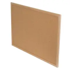 Flipside Wood Framed Cork Board, 24" x 36"