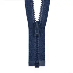 YKK 30" Crayon Blue #5 Plastic Vislon Open End Zipper