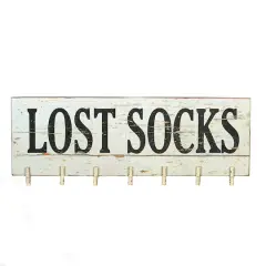 Hello Honey&reg; Lost Socks" Wall D&eacute;cor with Clothespins