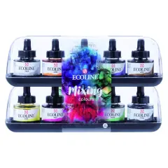 Ecoline&reg; Liquid Watercolor 30ml Jar Set, 10 Mixing Colors
