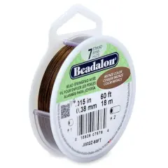 Beadalon&reg; 7 Strand Bead Stringing Wire, 60 ft. Bronze