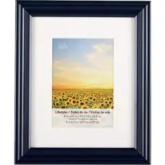 4 Pack Lifestyles 5" x 7" Black Frame with Mat by Studio D&eacute;cor&reg;