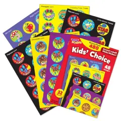 Trend Enterprises&reg; 1&rdquo; Round Kids' Choice Stinky Stickers&reg;, 480 Pack