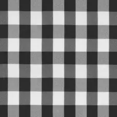 Black Picnic Check Poplin