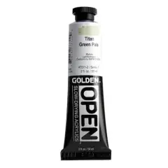 Golden&reg; OPEN&trade; Slow-Drying Acrylics, 2oz. Titanium Green Pale