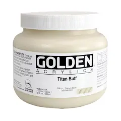Golden&reg; Heavy Body Acrylic Paint, 32oz. Titan Buff