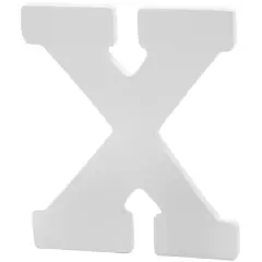 9" White MDF Whimsy Letter by Make Market&reg; X