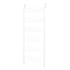 Honey Can Do 63" White 18-pair Odd Shoe Rack