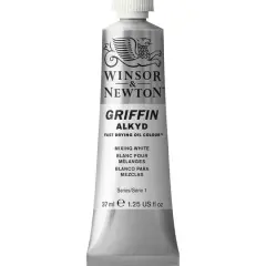 Winsor & Newton&trade; Griffin Alkyd Fast Drying Oil Colour&trade;, 37mL Mixing White