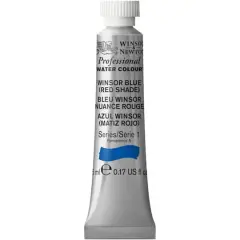 Winsor & Newton&reg; Professional Water Colour&trade; Paint, 5mL Winsor Blue (Red Shade)