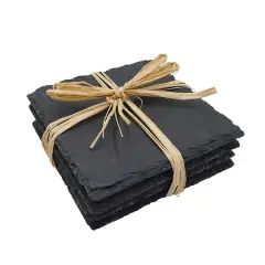 4" Slate Coasters by Make Market&reg;