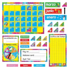 Calendario Anual in Spanish Bulletin Board Set