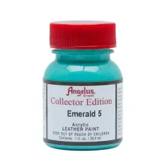 Angelus&reg; Collector Edition Acrylic Leather Paint, 1oz. Emerald 5
