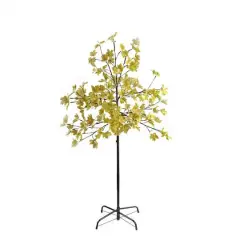 5ft Fall Harvest Yellow Maple Leaf Tree with LED Lights
