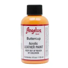 Angelus&reg; Acrylic Leather Paint, 4oz. Buttercup