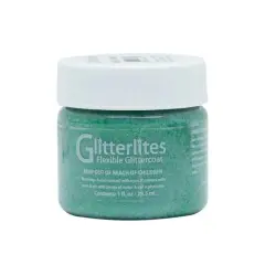 Angelus&reg; Glitterlites Flexible Glittercoat Kelly Green