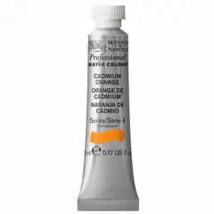 Winsor & Newton&reg; Professional Water Colour&trade; Paint, 5mL Cadmium Orange
