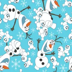Disney&reg; Frozen Fever Olaf Snowman Toss Cotton Fabric