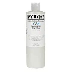 Golden&reg; Fluid Acrylics, 16oz. Interference Blue Fine