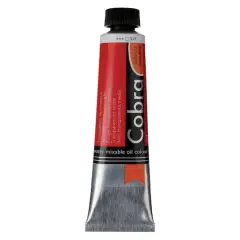 Cobra Artist Water Mixable Oil Colour, 40mL 317 Transparent Red Medium