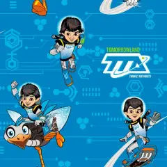 Disney&reg; Miles Power Blue Quilting Cotton Fabric