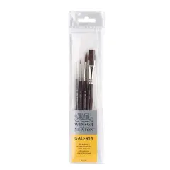 Winsor & Newton&reg; Galeria&reg; Short Handle 4 Piece Brush