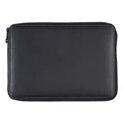 Global Art Genuine Leather Pencil Case, Black