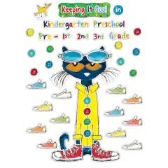 Pete the Cat&reg; Keeping It Cool In Bulletin Board Set