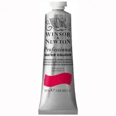 Winsor & Newton&reg; Professional Water Colour&trade; Paint Tube, 37mL Permanent Alizarin Crimson