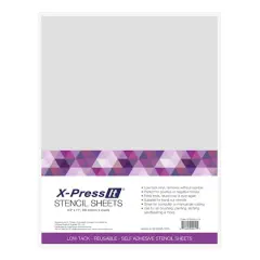 X-Press It&reg; Stencil Sheets, 8.5" x 11"