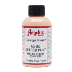 Angelus&reg; Acrylic Leather Paint, 4oz. Georgia Peach
