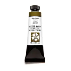 Daniel Smith Extra Fine&trade; Watercolor Paint, 15mL Olive Green
