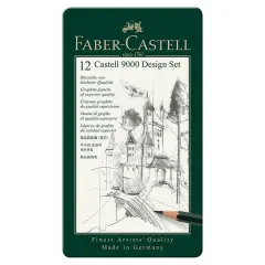 Faber-Castell&reg; 9000 12 Pencil Design Tin Set
