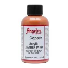 Angelus&reg; Acrylic Leather Paint, 4oz. Copper