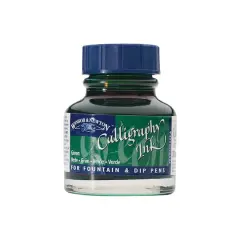 Winsor & Newton&reg; Calligraphy Ink, 30mL Green